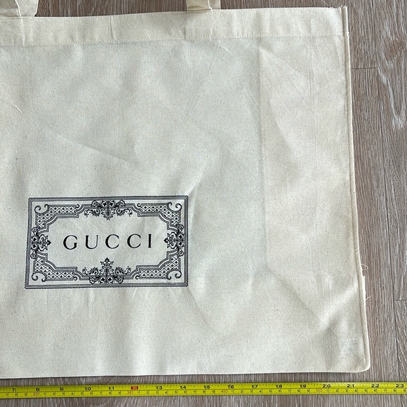 GUCCI Large Reusable Canvas Tote - Picture 6 of 6